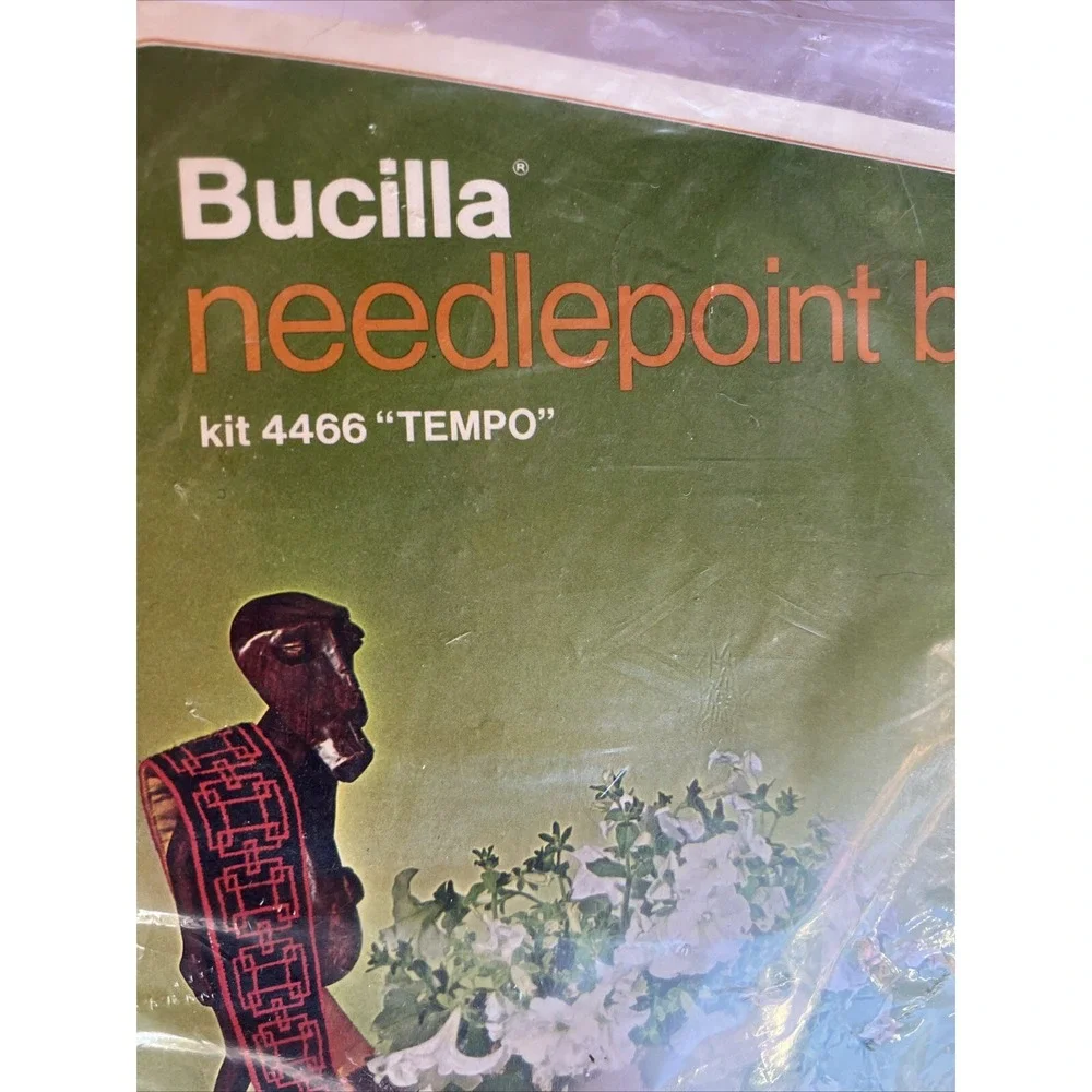 VTG 70s Bucilla Needlepoint 